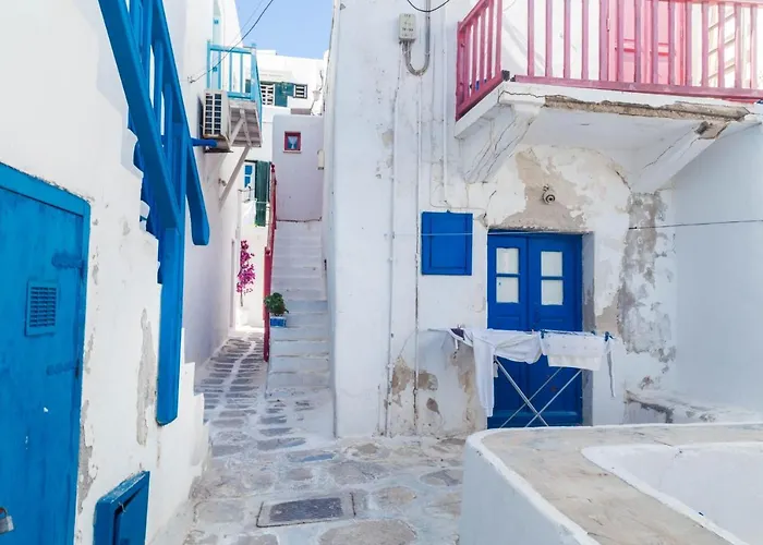 Mykonos Vibes Downtown Townhouse Daire *